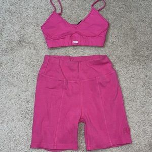 Kith pink workout set